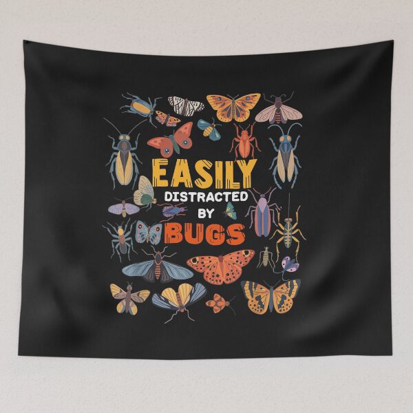 Item preview, Easily Distracted by Colorful Bugs Shirt designed and sold by TinaMDedrick.