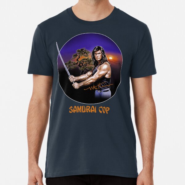 Samurai Cop 80s B-Movie T Shirt  Premium T-Shirt