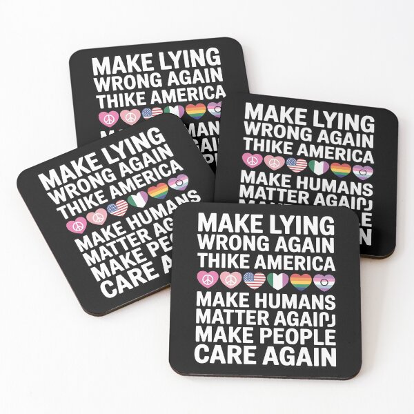 Item preview, Make Lying Wrong Again Shirt, Human’s Rights Apparel, Sarcastic Political designed and sold by FranzFriesen.