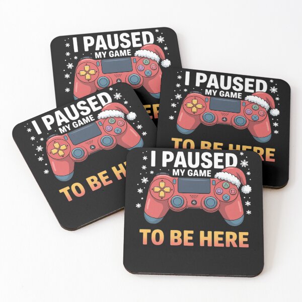 Item preview, Christmas I Paused My Game To Be Here Funny Sarcastic Gamer designed and sold by papertaless.