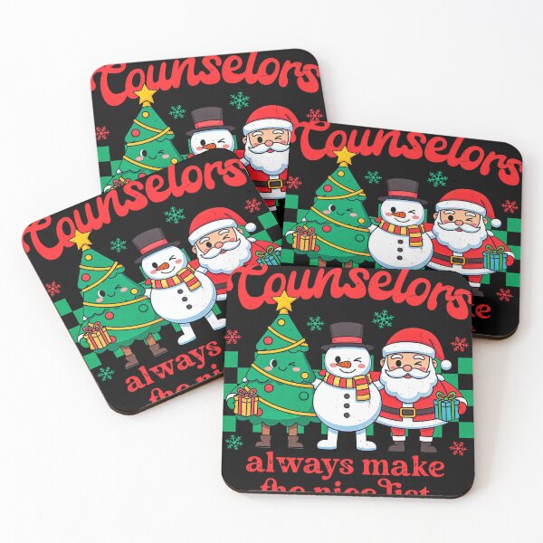 Item preview, Christmas School Counselors Always Make The Nice List designed and sold by peggycantu.
