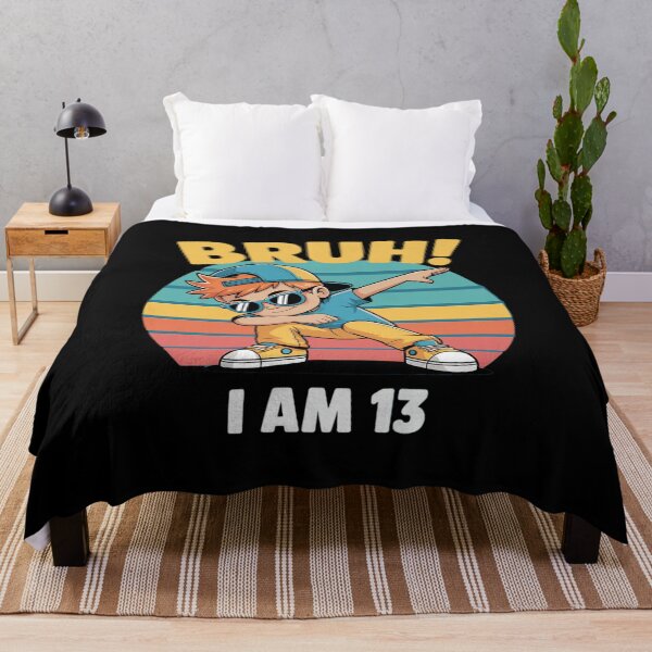 Item preview, Kids 13 Years Old Birthday Dabbing Boy Bruh I'm 13 13th Bday designed and sold by ClassicAnthony.