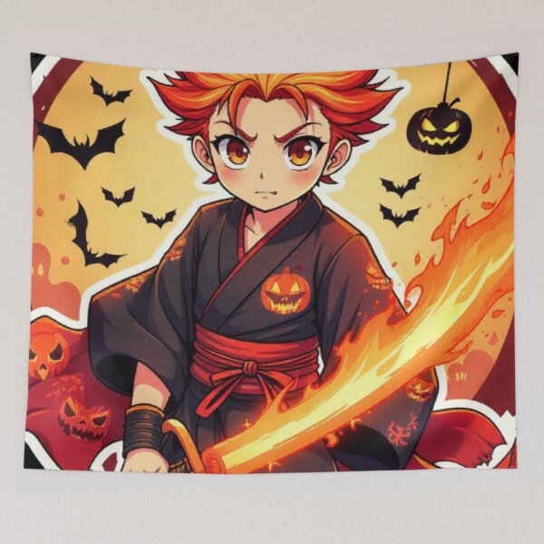 Item preview, Fire Swordsman – Halloween Flame designed and sold by Desingalejandro.