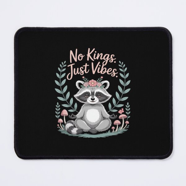 Item preview, No Kings In America – Peaceful Protest Rally Raccoon designed and sold by ticlitule.