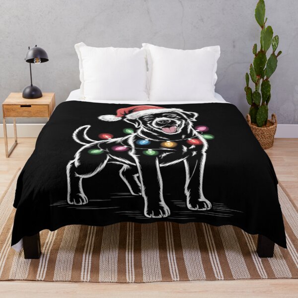 Item preview, Funny Santa Labrador Retriever Christmas Lights Dog Lover designed and sold by papertaless.