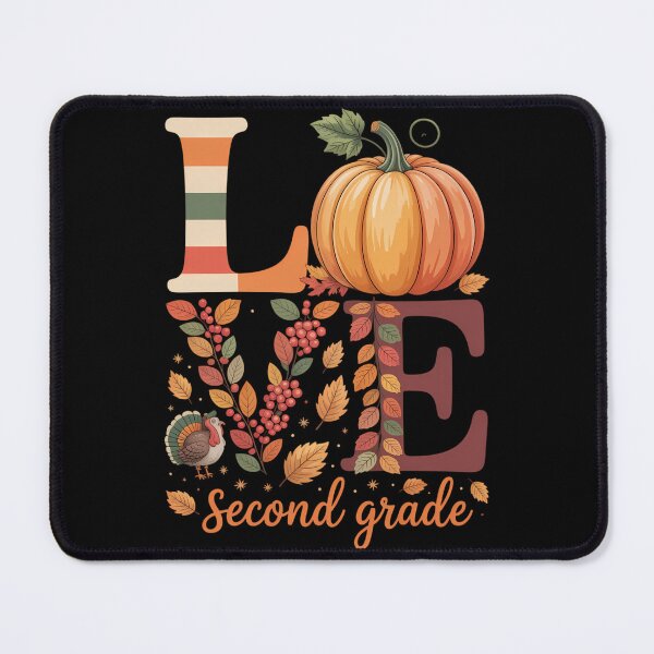Item preview, Love Second Grade Teacher Turkey Thanksgiving Autumn Fall designed and sold by papertaless.
