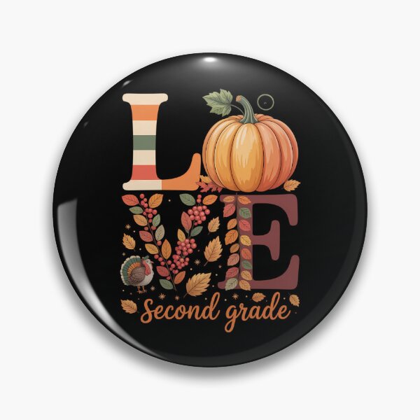 Item preview, Love Second Grade Teacher Turkey Thanksgiving Autumn Fall designed and sold by papertaless.