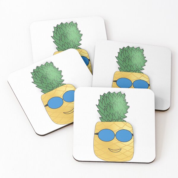 Item preview, Cool Pineapple With Sunglasses – Funny Tropical Fruit Character designed and sold by Beautiful art store.