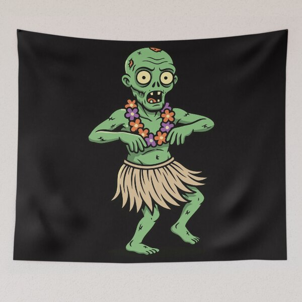 Item preview, Hawaiian Zombie Dance LA hula designed and sold by Teeseas Wave.