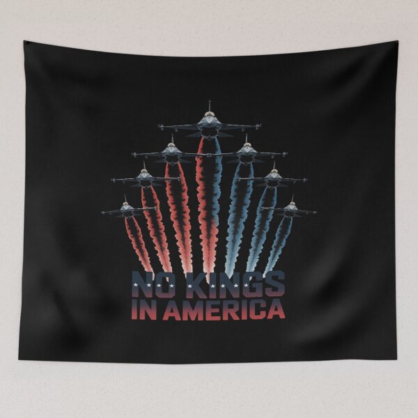Item preview, No Kings In America Since 1776 Flying Jets USA Flag designed and sold by ticlitule.