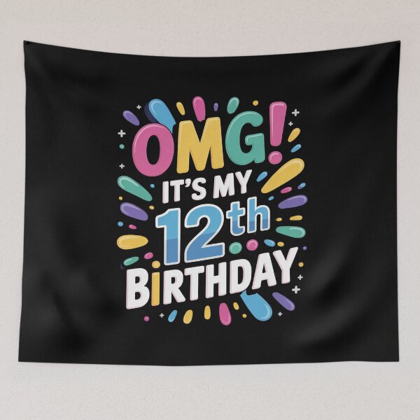 Item preview, Omg Its My 12th Birthday 12 Year Old Bday Girls Boys Kids  designed and sold by ClassicAnthony.