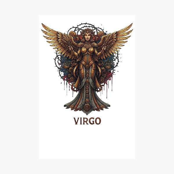 Item preview, Virgo – The Clockwork Guardian of Purity designed and sold by CelticSoulShop.