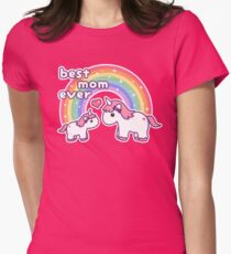 Cute Unicorn Mom Women's Fitted T-Shirt