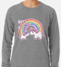 Cute Unicorn Mom Lightweight Sweatshirt