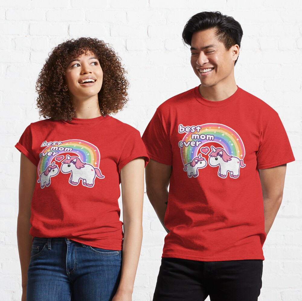 Cute Unicorn Mom Classic T-Shirt
