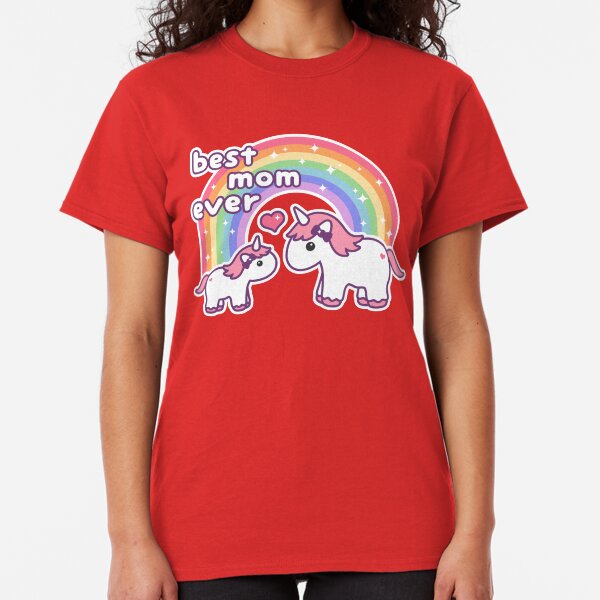 Cute Unicorn Mom Classic T-Shirt