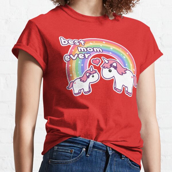 Cute Unicorn Mom Classic T-Shirt
