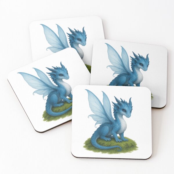 Item preview, Azure Fairy Dragon designed and sold by Hatchling Hollow.