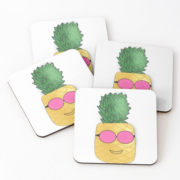 Item preview, Cool Pineapple With Sunglasses – Funny Tropical Fruit Character designed and sold by Beautiful art store.