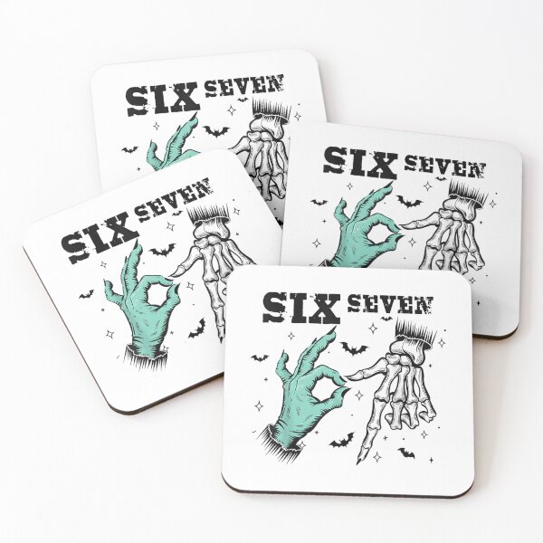 Item preview, Funny 67 Meme Spooky Skeleton Six Seven Gen Alpha Slang designed and sold by Masonbaxter.