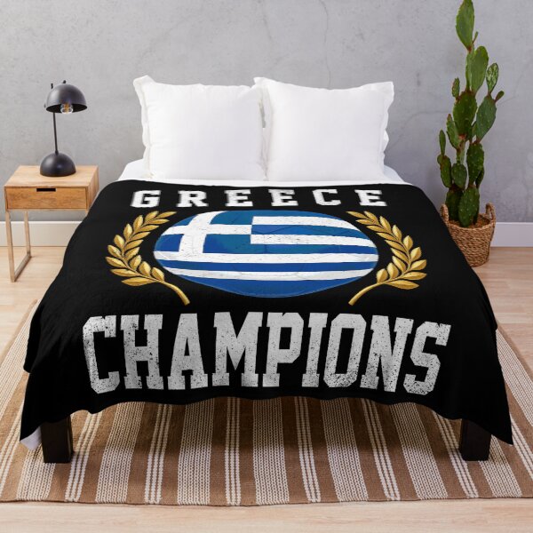 Item preview, SOCCER BALL FLAG CHAMPIONS - GREECE - Fans and Teams for Men and Women T-shirt designed and sold by wallsandpatts.