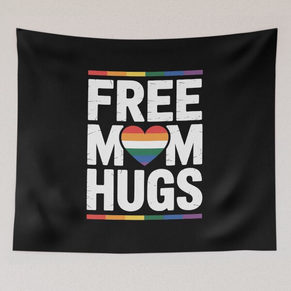 Item preview, Free Mom Hugs T-Shirt, Trans Pride Top, Gay Pride designed and sold by FranzFriesen.