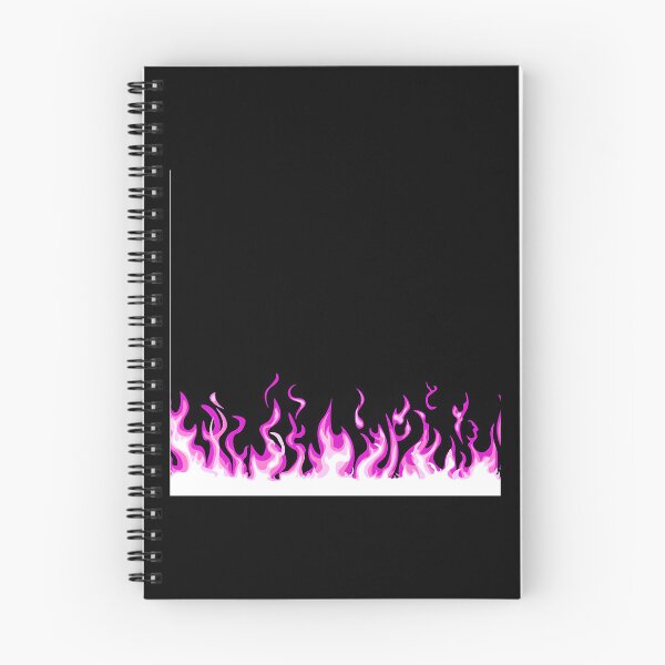 Item preview, Edge Of Old School Punk Flames Pink And Black designed and sold by ModaPriNTonv.