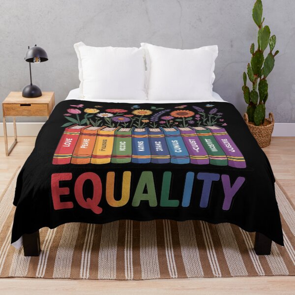 Item preview, Equal Rights Shirt, Book Flower Shirt, Social Justice designed and sold by marcusry.
