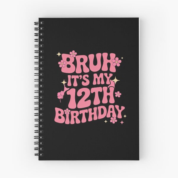 Item preview, Pink Bruh It's My 12th Birthday Cute 12 Year Old Birthday  designed and sold by ClassicAnthony.