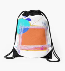 Abstract Expressionism Drawstring Bag