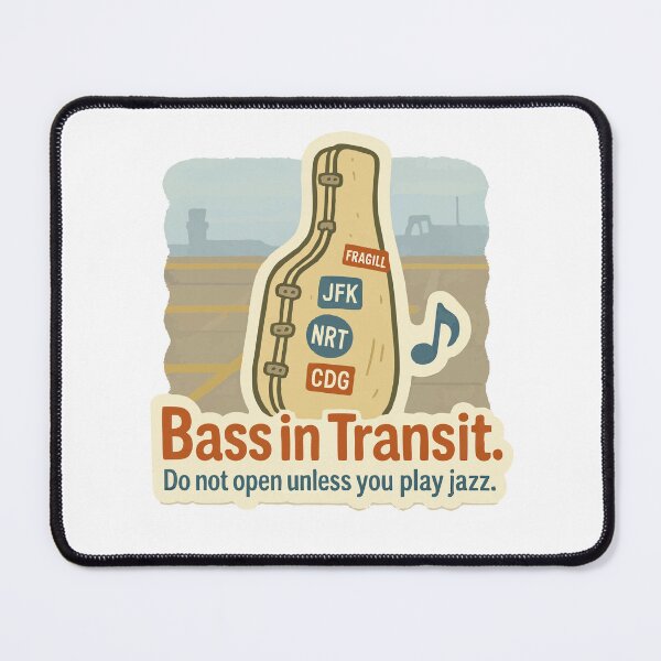 Item preview, Bass in Transit Jazz Only designed and sold by Tiny Joy World.