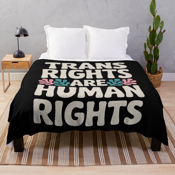 Item preview, Comfort Colors Trans Rights Are Human Rights Shirt, Matisse Inspired Boho Floral Transgender Pride designed and sold by HaileyRobel.