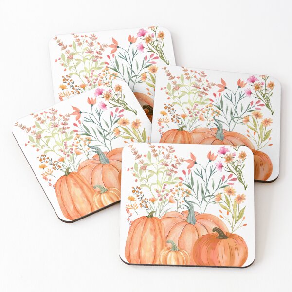 Item preview, Floral Pumpkin Thanksgiving designed and sold by SofikoDesigns.