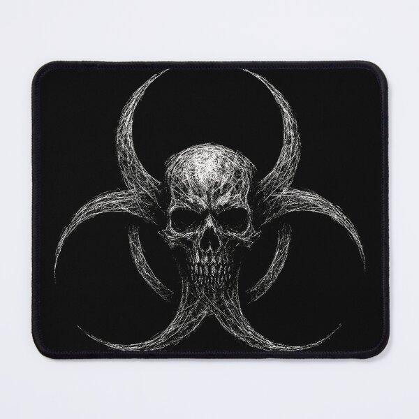 Item preview, Skullhazard – Biohazard Death Symbol designed and sold by Mortisigil.