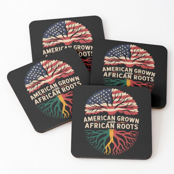 Item preview, US Flag Pride African American Heritage Black History Month designed and sold by MinaReinger.