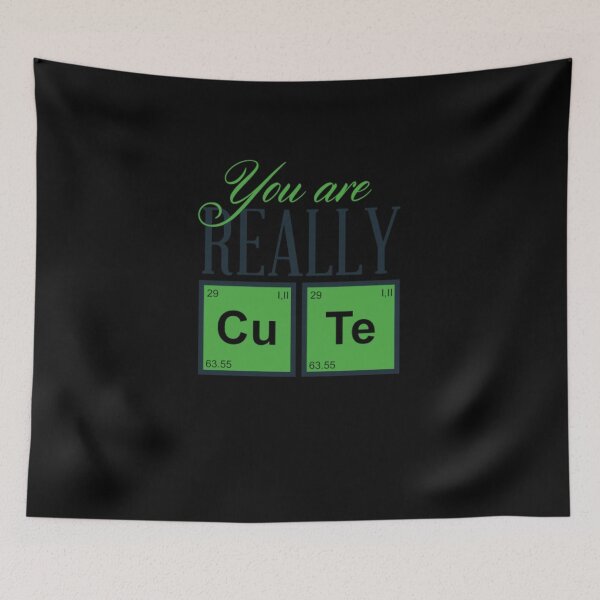 Item preview, You Are Really Cute - Science Periodic Table Geek Puns designed and sold by PrintPress.