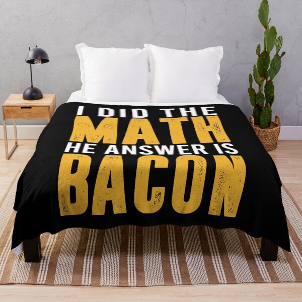 Item preview, I did the Math The answer is Bacon - Funny Math Bacon Lover designed and sold by zenicafariana.