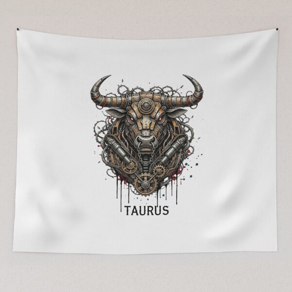 Item preview, Taurus – The Iron Beast of Persistence designed and sold by CelticSoulShop.
