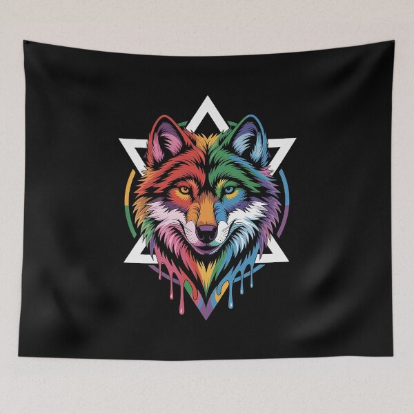 Item preview, Therian Wolf LGBT therian stuff for Pride Month Wolf Therian designed and sold by RayArmstrong.