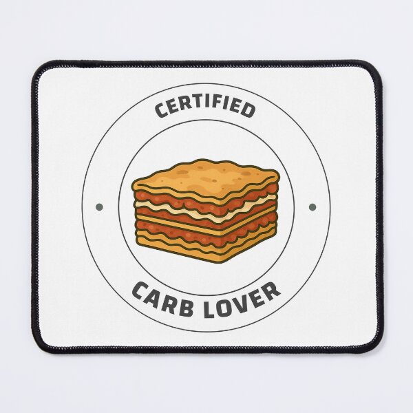 Item preview, Certified Carb Lover t-shirt designed and sold by AEMcTees.