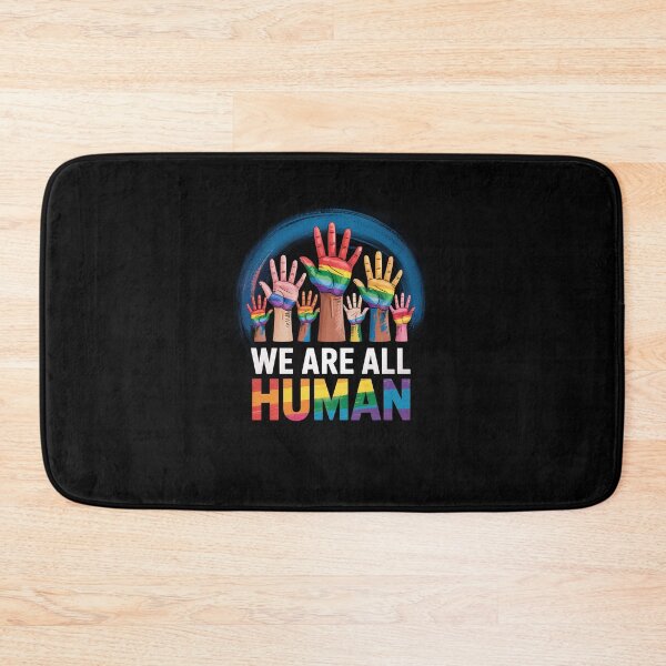 Item preview, Rainbow LGBT LGBTQ Transgender Gay Pride We Are All Human1 designed and sold by marcusry.