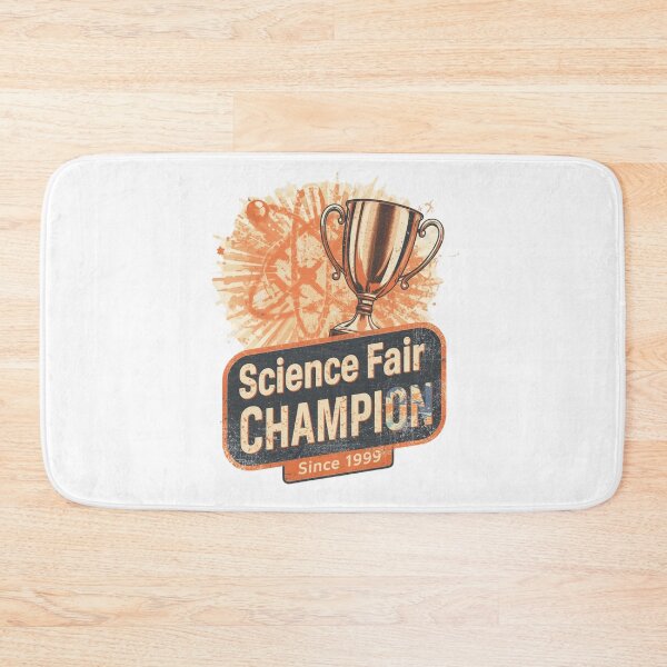 Item preview, Science Fair Champion Since 1999: Retro Trophy & Atom School Achievement Design designed and sold by Tucker-Art.