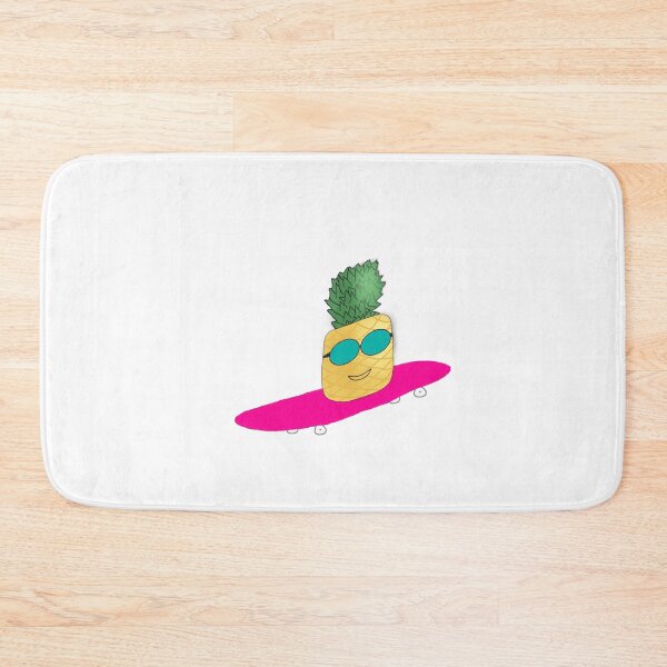 Item preview, Cool Pineapple With Sunglasses Riding a Skateboard – Fun Tropical Character designed and sold by Beautiful art store.
