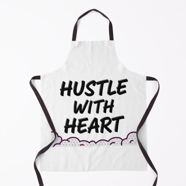 Item preview, Hustle With Heart Quote | Elegant Black & White Script Design designed and sold by Happyfreedom.