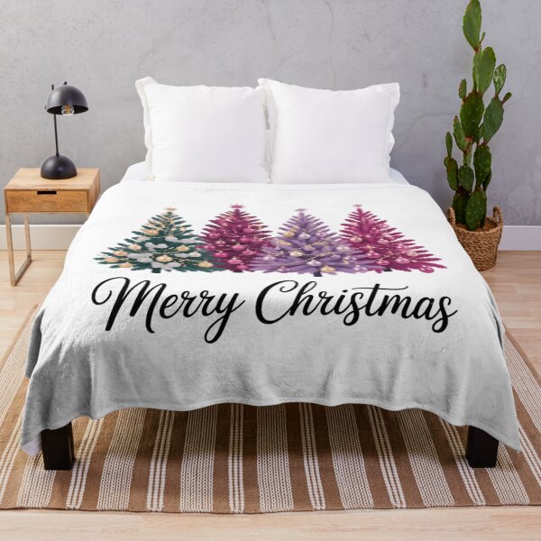 Item preview, Christmas Trees Merry Christmas Pink Tree Xmas Holiday designed and sold by Formatage.
