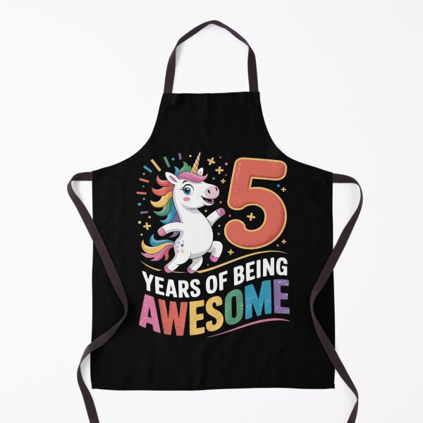 Item preview, 5 Years Of Being Awesome Unicorn 5th Birthday Girls Kids designed and sold by ClassicAnthony.