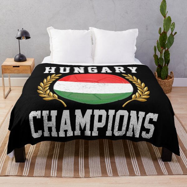 Item preview, SOCCER BALL FLAG CHAMPIONS - HUNGARY - Fans and Teams for Men and Women T-shirt designed and sold by wallsandpatts.