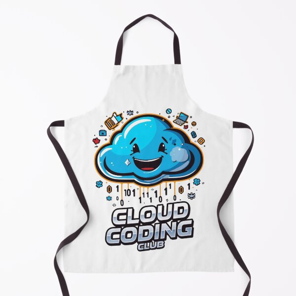Item preview, Cloud Coding Club: Cute Cartoon Cloud with Binary Code & Programming Icons designed and sold by Tucker-Art.