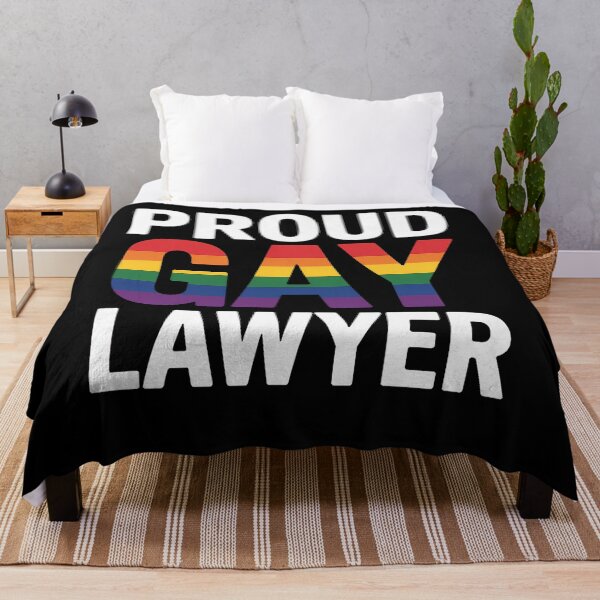 Item preview, Proud Gay Lawyer LGBTQ Rainbow Law School Graduation designed and sold by FranzFriesen.