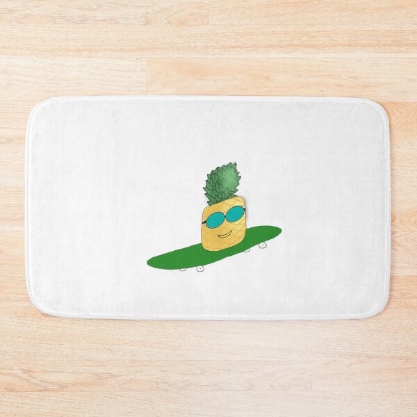 Item preview, Cool Pineapple With Sunglasses Riding a Skateboard – Fun Tropical Character designed and sold by Beautiful art store.